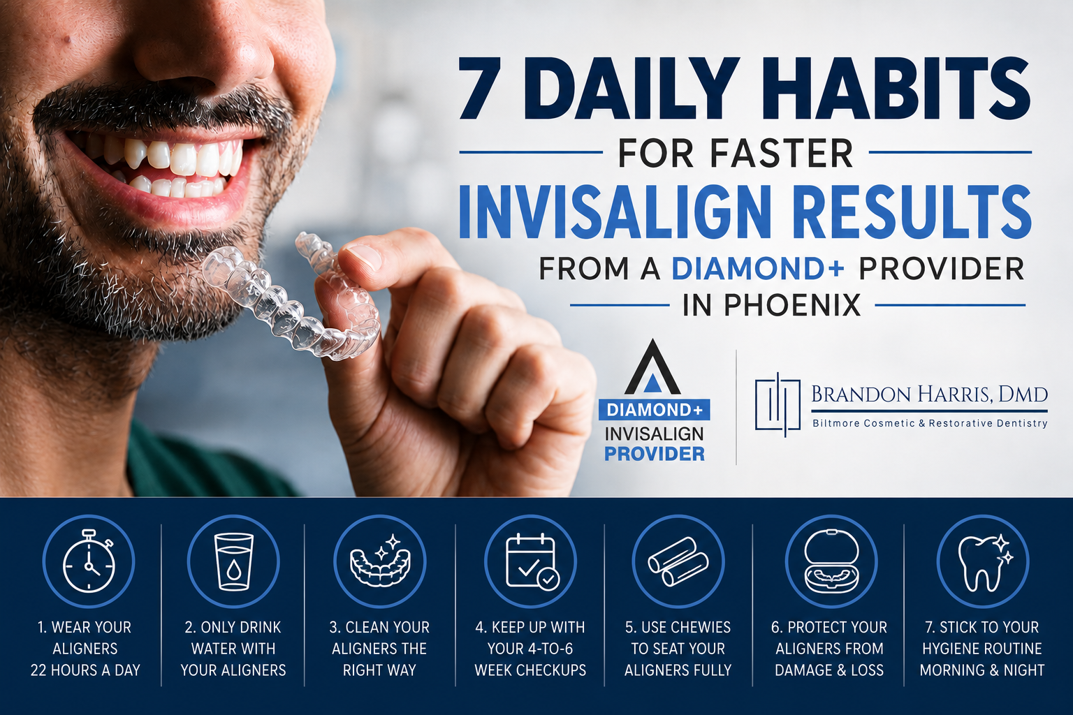Daily Habits for Faster Invisalign Results in Phoenix
